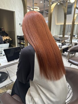 ロンド レア 天神大名店(Lond Le’a) 天神大名ダブルカラーケアブリーチオレンジカラー韓国