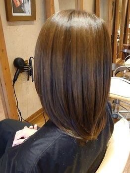 エムスタイル(M STYLE)の写真/【Miraiストレート/ラミダスストレート】の２つの手法であなたに最適な方法で理想のストレートを実現♪
