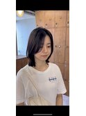 ミディアムレイヤー/韓国風/地毛風　（自由が丘）