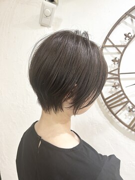 ロストシティ 横浜(LOST CITY) ショートカット×ひし形ショートボブ×前髪あり20代30代40代