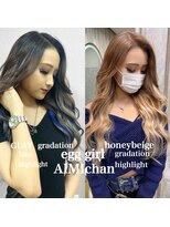 ガルボ ヘアー(garbo hair) エッグモデルあいみん プルエクステ ロング 高知美容室