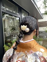 アンティカザサロン(antiqua THE SALON) あみおろしアレンジ