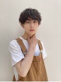 原宿エイチ＊メンズ/スパイラルパーマ/ナチュラルブラウン
