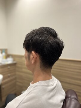 銀座マツナガ 神田店 20代30代爽やかイケメン束感ツーブロック刈り上げ