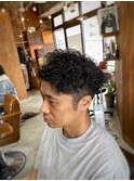 【山本智文】男髪短髪リッジパーマ
