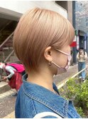 ミルクティベージュ コンパクトショート
