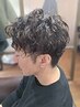【富本指名限定クーポン】Men'sデザインパーマ＋カット