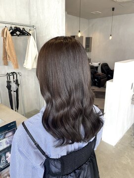 シェル 津山の手店(shel) 20代30代大人可愛い髪質改善カラーアッシュグレージュ透明感