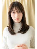 カバーヘア ブリス 志木南口駅前店(COVER HAIR bliss)&nbsp;■マロンベージュ小顔ワンカールレイヤーロング611志木30代40代