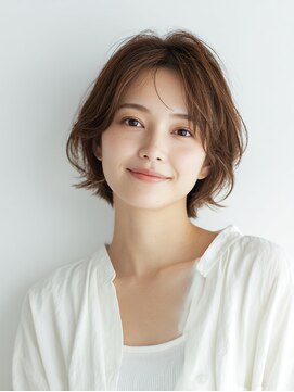 ニスル 上尾店(NISURU) 似合わせカット/大人ガーリー/ダークアッシュ/着物/上尾/上尾駅