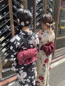 ヘアコレクション アンジュ(Hair collection Unge) 浴衣着付 浴衣ヘア  国際センター