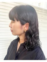 ケイク(CAKE) 暗髪パーマ