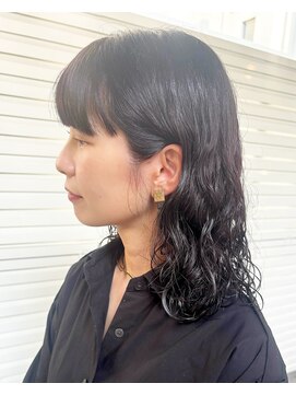 ケイク(CAKE) 暗髪パーマ