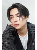 シースルーマッシュダウンパーマ韓国マッシュニュアンスパーマ