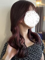 トムヘアーデザイン 楠葉店(TOM HAIR DESIGN)&nbsp;インナーカラー　ピンクカラー