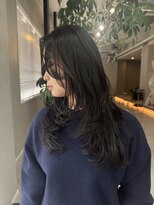 ダイアモンドリリーキートス(Diamond Lily kiitos)&nbsp;黒髪カタログ/クラゲヘアー/オリーブグレー/一宮