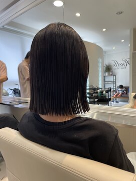 切りっぱなしボブ