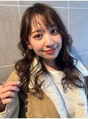 小顔ミディアムパーマ