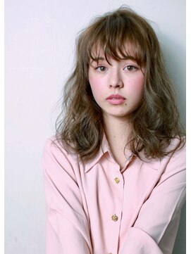 ラヴェストバイフレイスウェル(LOVEST by frace well) グレージュカラーとふわふわパーマで女子力UP☆