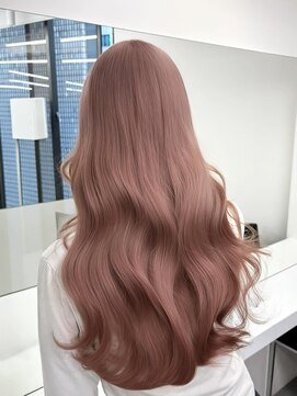 ベレーザ 渋谷(BELEZA) 18129ラベンダーピンクミルクティーベージュセミロングレイヤー