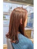 フリックフラック 西台店(Flic Flac)&nbsp;セミロング×ピンクベージュ【西台/高島平/蓮根/板橋】