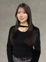 ルアナ 梅田店(Luana)&nbsp;巻かなくてもまとまる◎顔まわりレイヤー×暗髪オリーブ