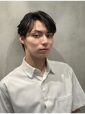men's/メンズ/ダウンパーマ/黒染め/韓国/ブルーブラック/池袋