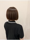 まとまる艶ボブ×髪質改善カラー