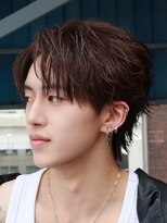ハイパー ヨコハマ(HYPER yokohama) フェザーショート×ブラウンカラー【横浜/メンズ】