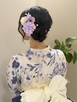ユイン(YUIN)&nbsp;【RIKO】シンプルに可愛い浴衣ヘア♪