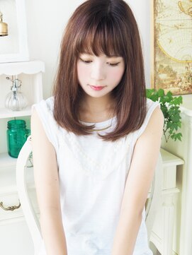 ヘア ジュレ ドゥ(hair jurer deux) 【ヘアジュレドゥ 古居 】 美ナチュラルフェミニンな大人ミディ