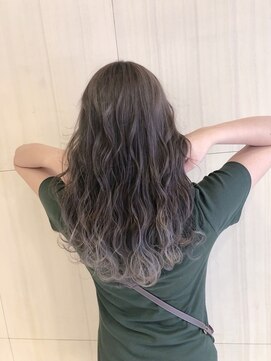 リー 京橋(Lee) 【Lee京橋】副店長 小田 裾カラー×波ウェーブ