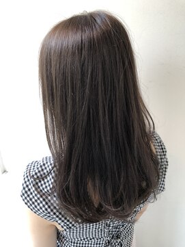 ミラバイグリーン(Mira by green) 【担当JUN 】 オリーブグレージュxニュアンスストレート