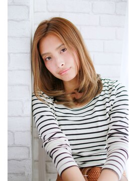 ズール 生田店(ZU LU) 内巻きワンカール[オススメハイライトカラー]◎20代30代40代50代