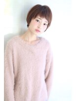 オーロ 宝塚店(ORO)&nbsp;オリーブカラーハイライトカラー小顔くすみカラーくびれショート