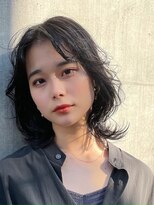 ヴェアリ 西麻布(VARY)&nbsp;【VARY西麻布】大人ウルフアッシュグレーカラーつや髪レイヤー