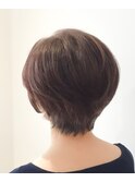 襟足スッキリ小顔ショート