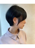 ショートボブ/黒髪美人ショート