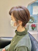 シェル 国分寺(shell)&nbsp;グレージュカラー/ボブウルフ/黒髪/ココアベージュ