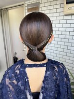 フェリーチェ(Felice)&nbsp;タイトアップ　ヘアセット　金箔
