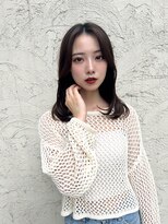 ロンド ストラーダ 心斎橋(Lond strada)&nbsp;マチルダボブ×ピンクベージュ×美髪［髪質改善/縮毛矯正］