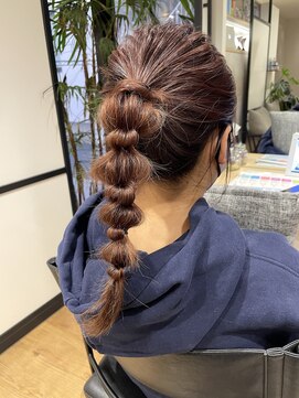 リアントウキョウ(Lian.Tokyo) ぽこぽこヘアアレンジ結婚式ヘアセット