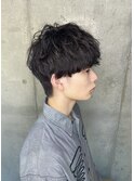 横顔が素敵に決まるマッシュパーマ【表参道、青山、原宿】