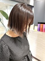 リリアン(rilliant U’s brilliant)&nbsp;切りっぱなしボブ×軽め質感×ラベンダーグレージュ