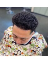 バーバーショップイシカワ(BARBER SHOP イシカワ)&nbsp;ショートアフロスキンフェードスタイル
