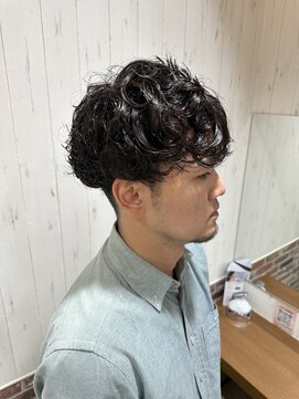 ソワン ドゥ ブレス 立花店(soin de brace) 波巻きツイストスパイラル/メンズパーマ/尼崎/立花