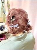 ゆるふわツインおだんご【京都/ヘアセット】