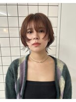 カルテ(QUARTE) マッシュウルフ オレンジブラウン