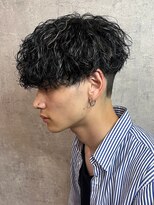 エルマーク 茨木(L-MARK)&nbsp;シャドウパーマメンズカットスパイラルパーマツイスパ波巻き