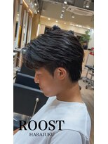 ルースト 原宿店(ROOST)&nbsp;センターパート/ニュアンスパーマ/パーマ/渋谷/原宿